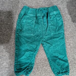 Hanna Andersson Teal Corduroy Joggers